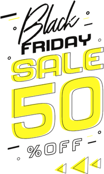 Black Friday Banner PNG