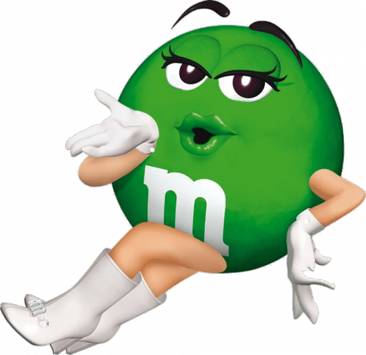 Green Mandm PNG