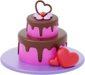 Valentines Cake PNG