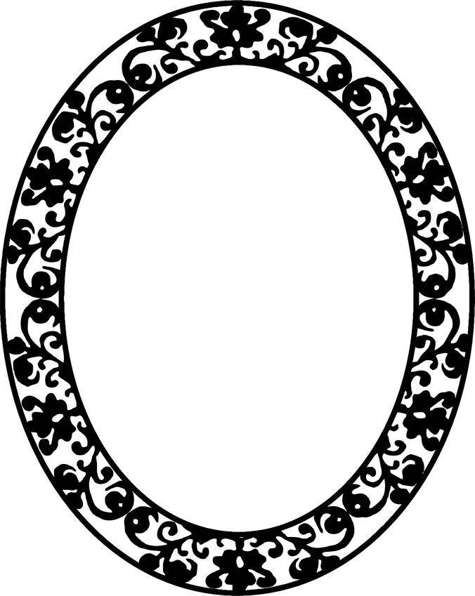 Oval Frame PNG