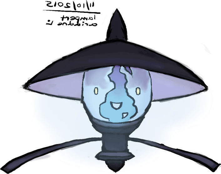 Lampent Pokemon PNG
