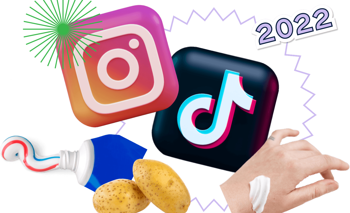 Instagram Tiktok Youtube PNG
