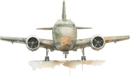 Commercial Airplane PNG