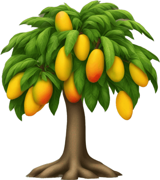 Cartoon Mango Tree PNG