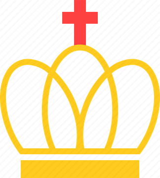 Crown With Cross PNG