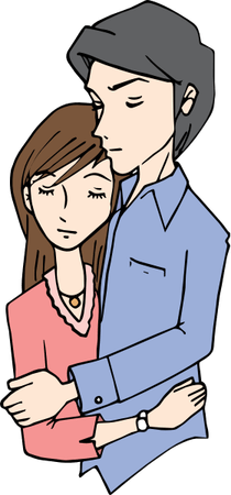 Hugging PNG