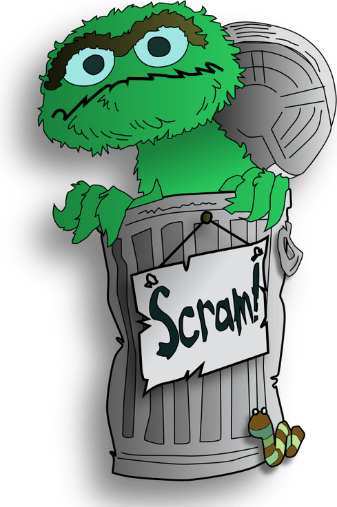 Oscar The Grouch PNG