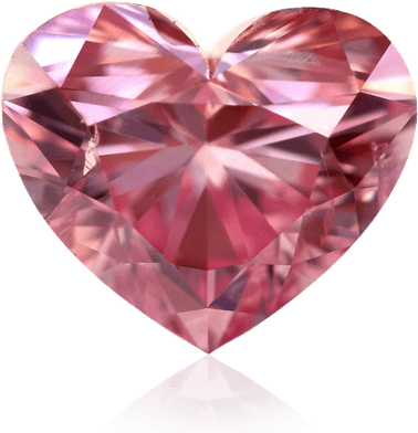 Pink Heart Diamond PNG