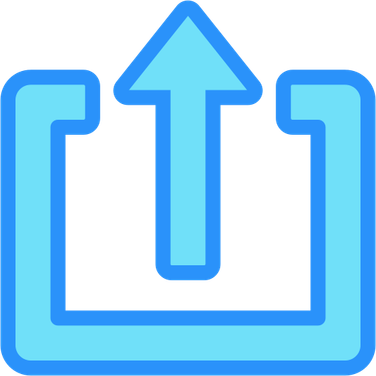 Royal Blue Arrow PNG