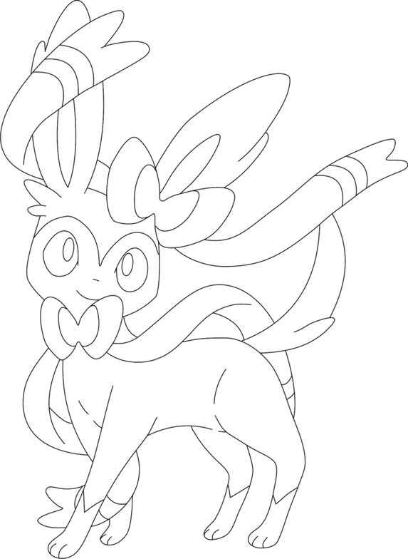Sylveon Pokemon PNG