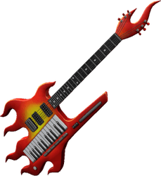 Fire Guitar PNG