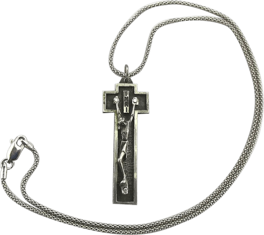 Jesus Cross Chain PNG