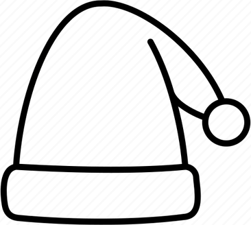 Christmas Hat Black PNG