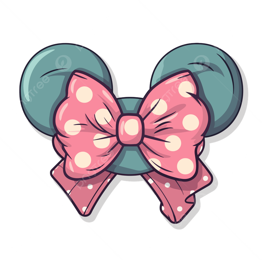Minnie Mouse Bow PNG