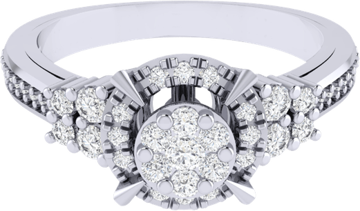 Silver Diamond PNG