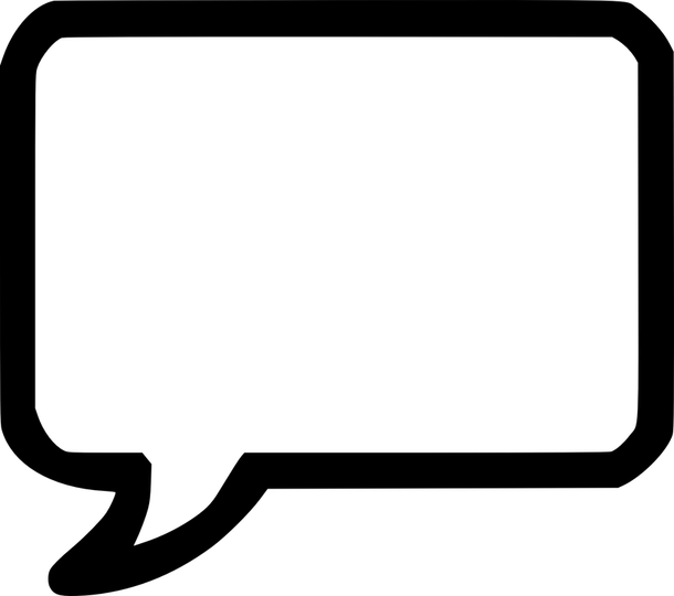 Blank Speech Bubble PNG