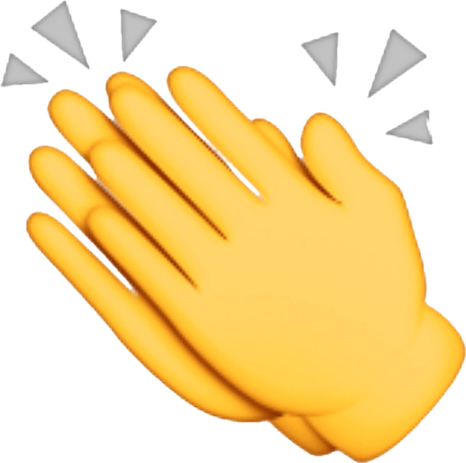 Clap Emoji PNG