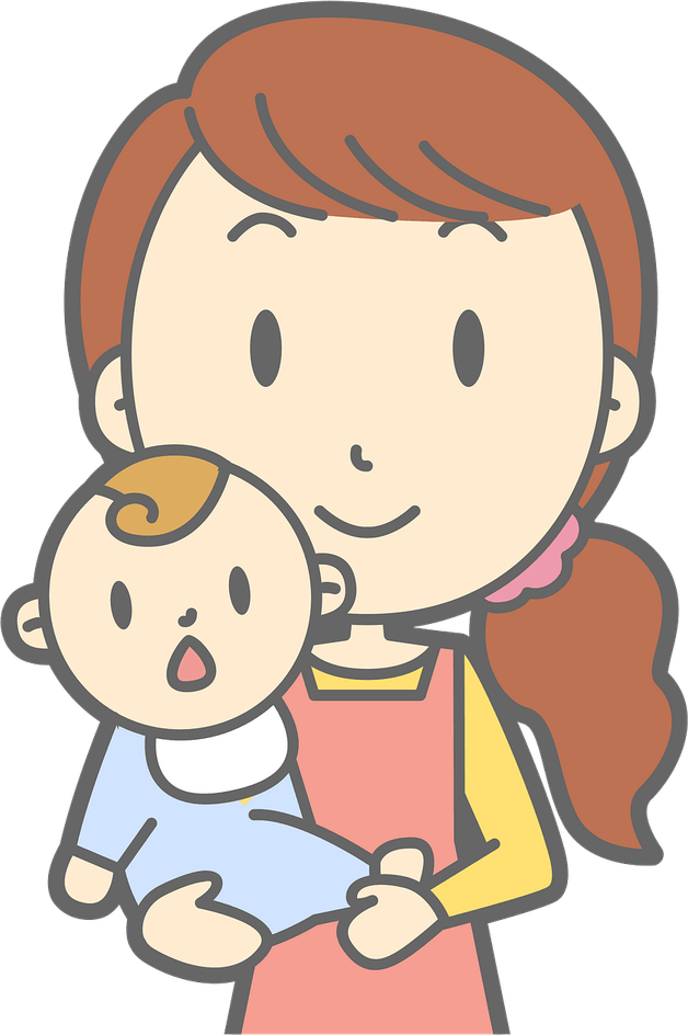 Mom With Baby PNG