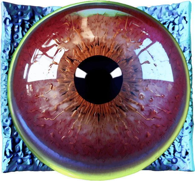 3d Eyeball PNG