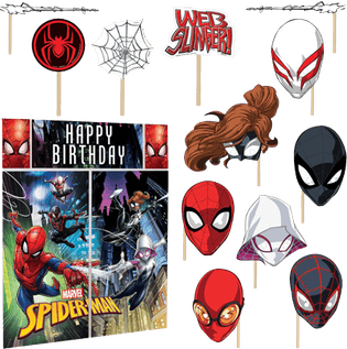 Happy Birthday Spiderman PNG