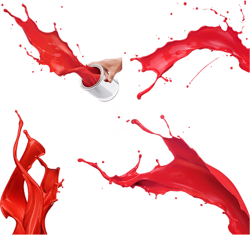 Red Liquid Splatter PNG