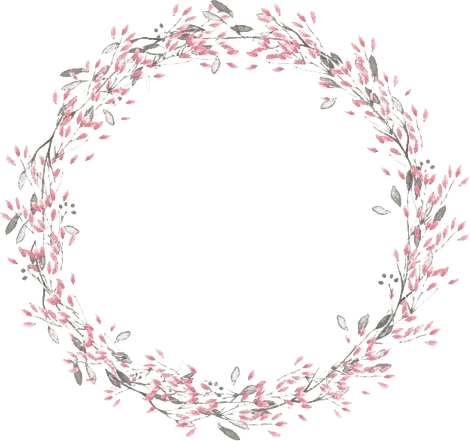 Round Floral PNG