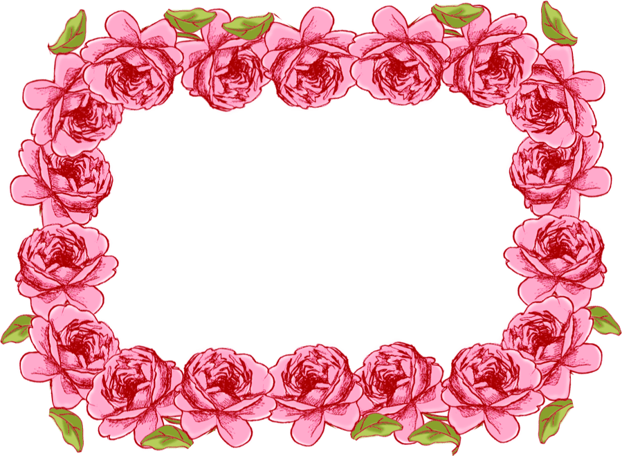 Rose Frame PNG