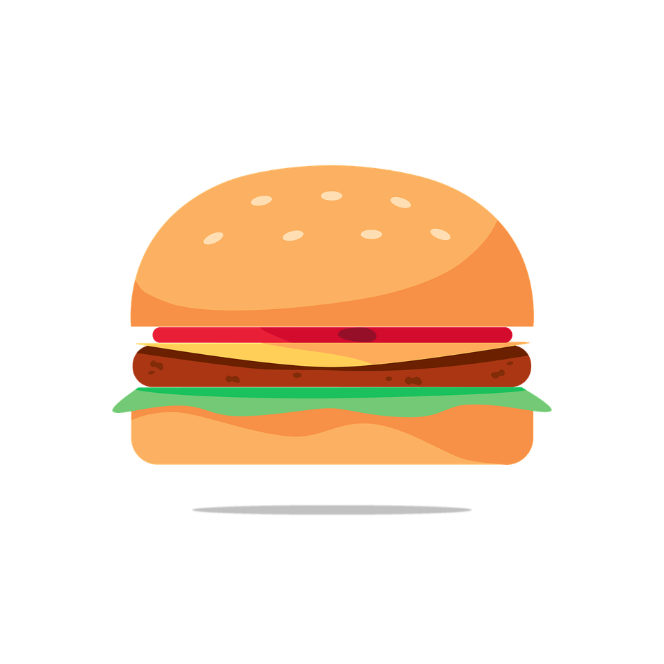 Cartoon Burger PNG