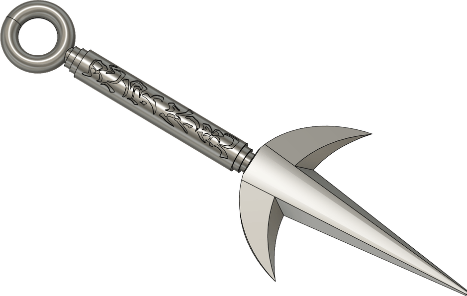 Naruto Kunai Knife PNG