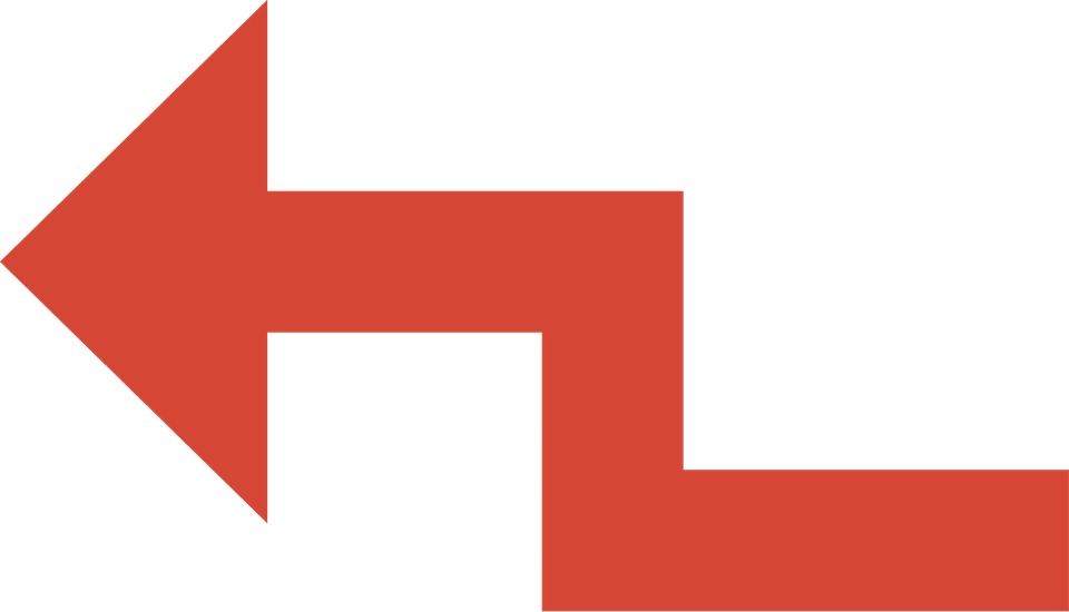 Red Arrow Left PNG