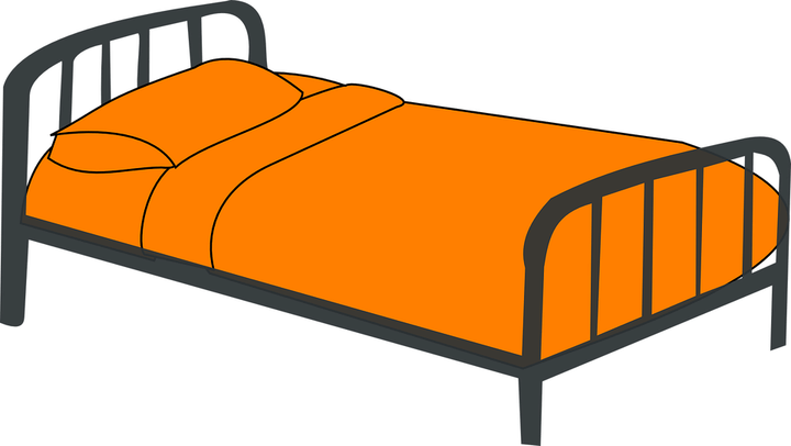 Classic Cartoon Bed PNG