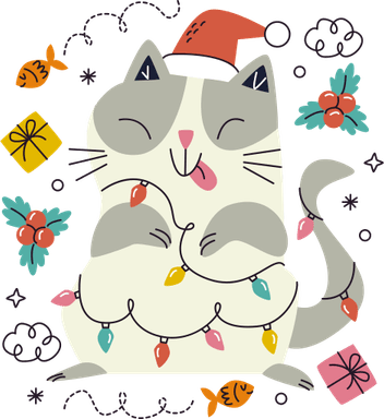 Cat Doodle PNG