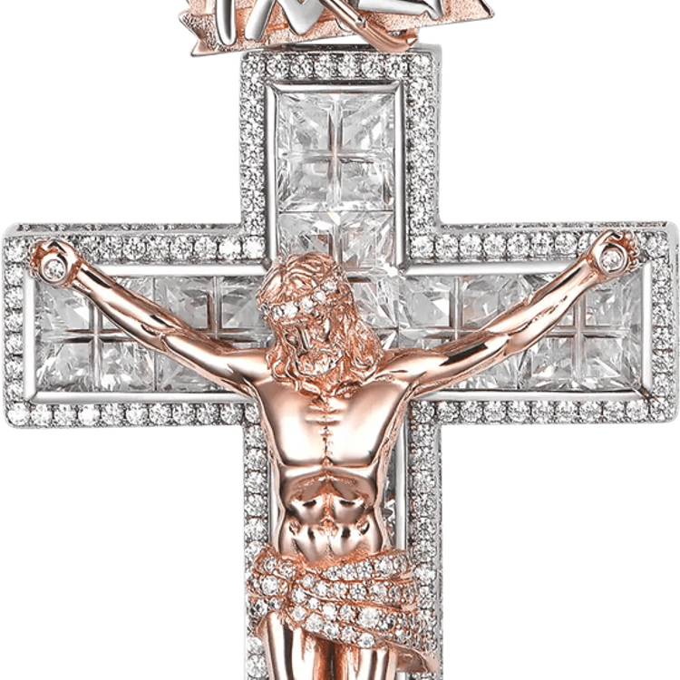 White Jesus Cross PNG