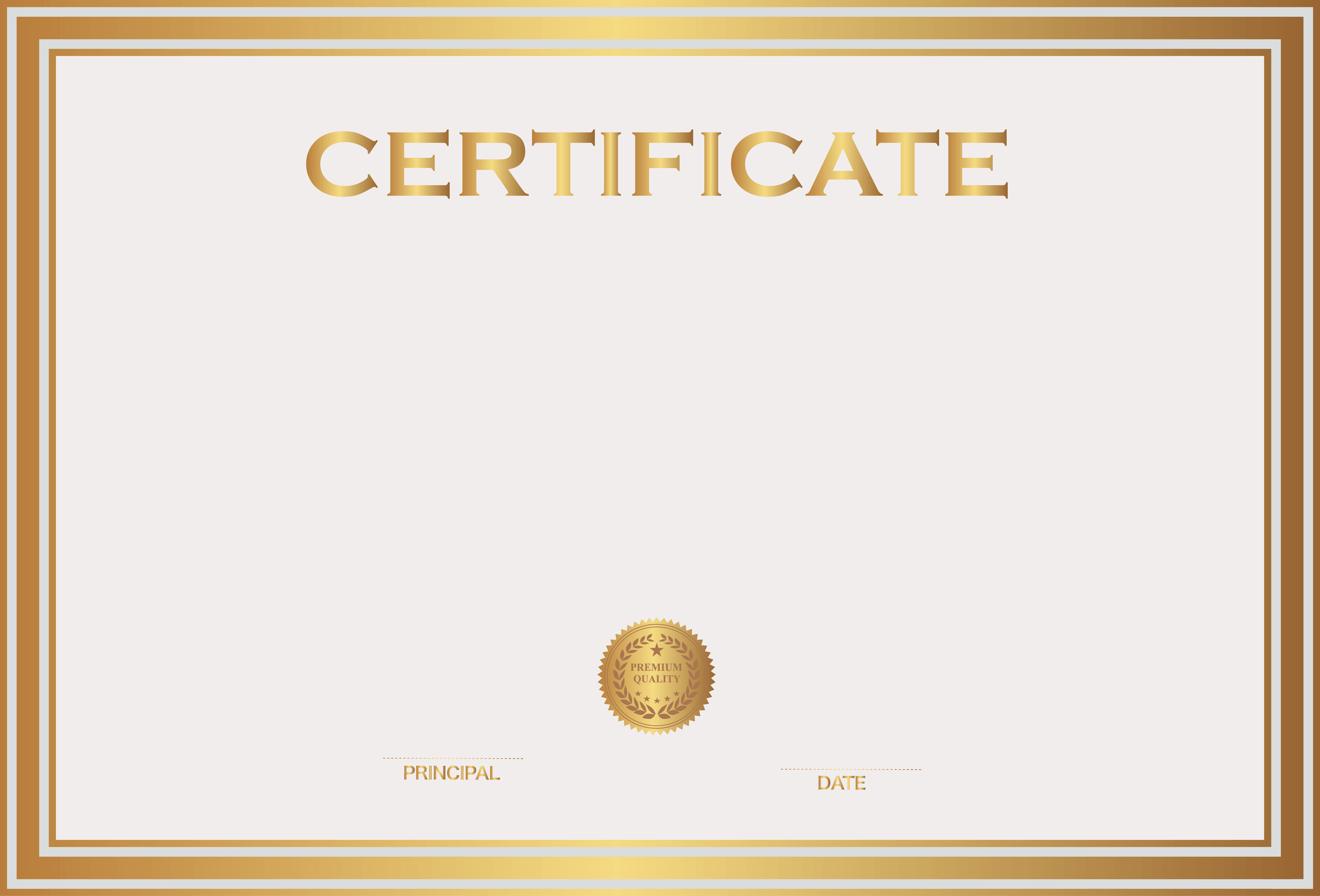 Certificate Template PNG