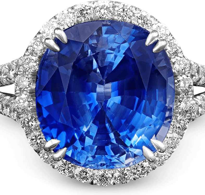 Sapphire Diamond PNG