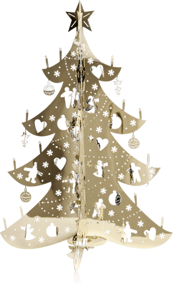 Gold Christmas Tree PNG