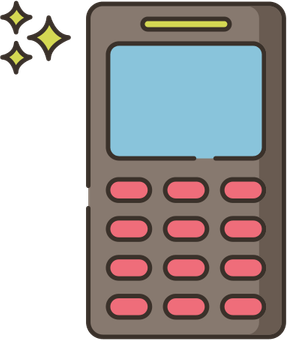 Old Cell Phone PNG