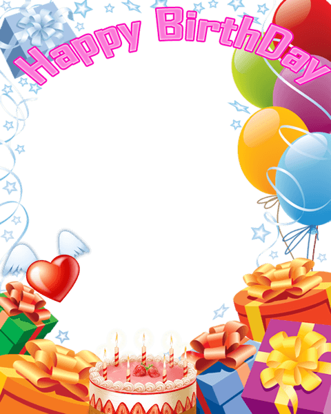 Happy Birtay Frame PNG
