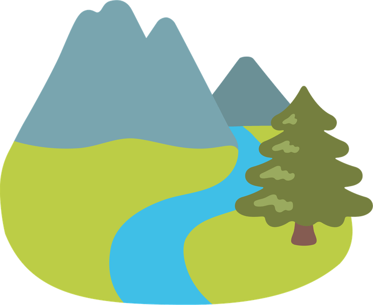Mountain Emoji PNG