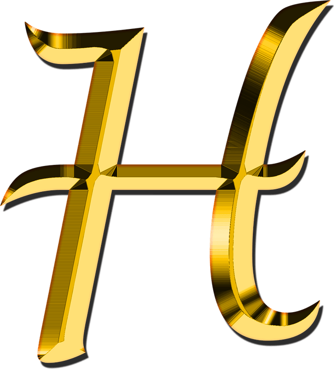 H Letter PNG