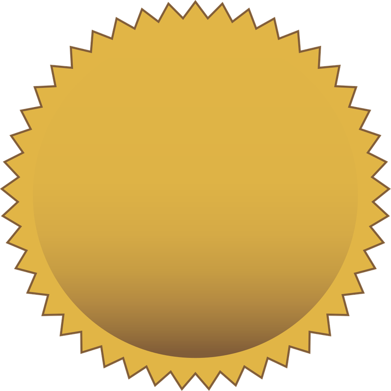 Gold Seal PNG