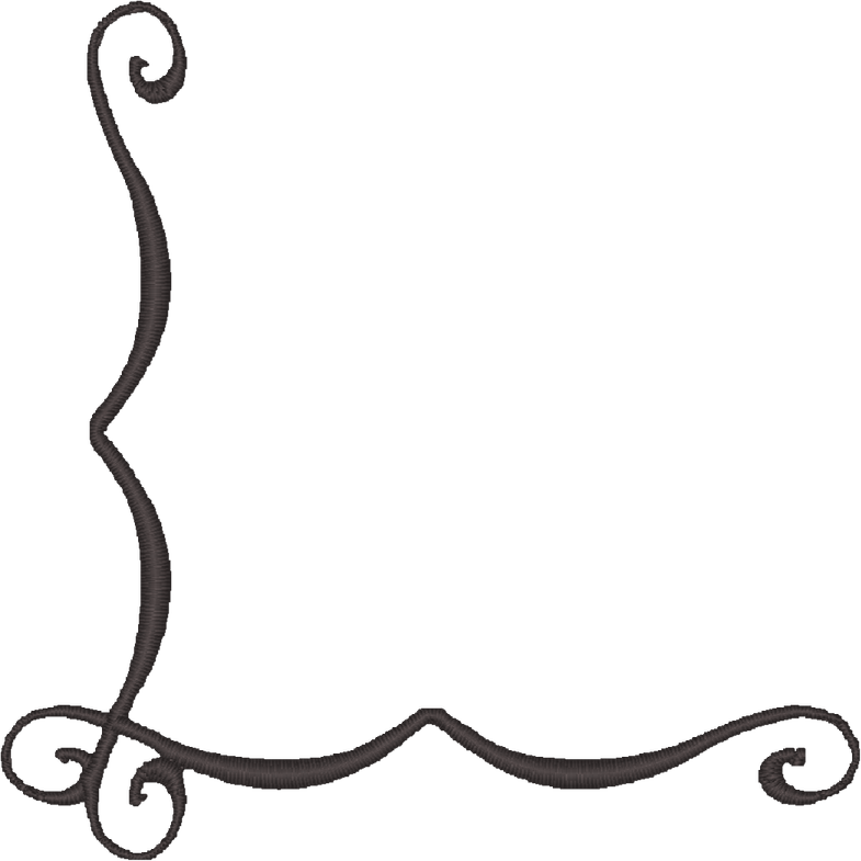 Line Corner Border PNG