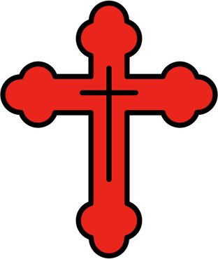 Red Color Cross PNG