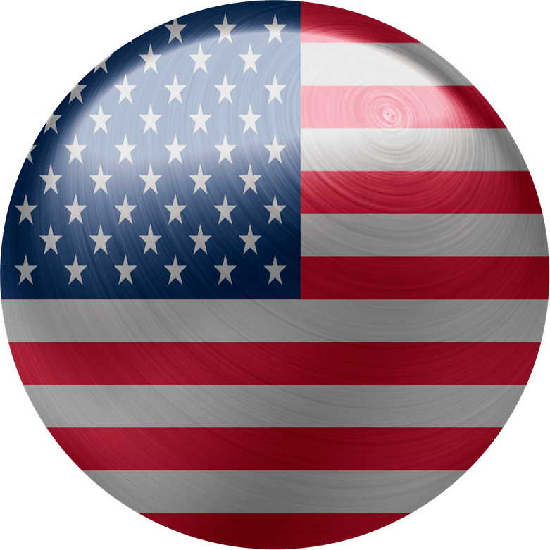 American Flag Circle PNG