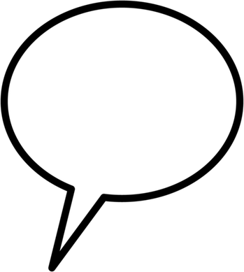 Chat Bubble White PNG