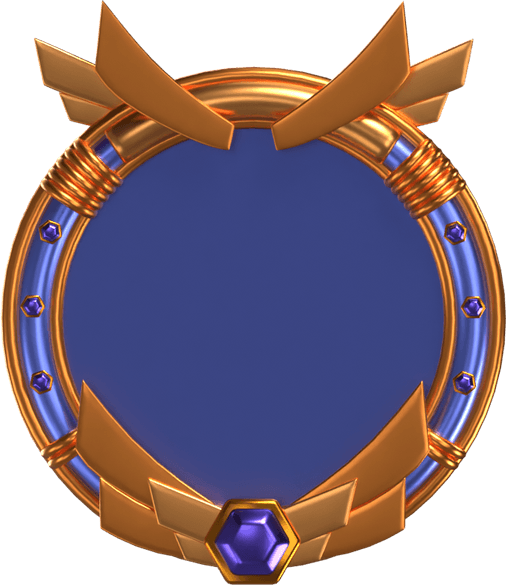 Golden 3d Circle PNG
