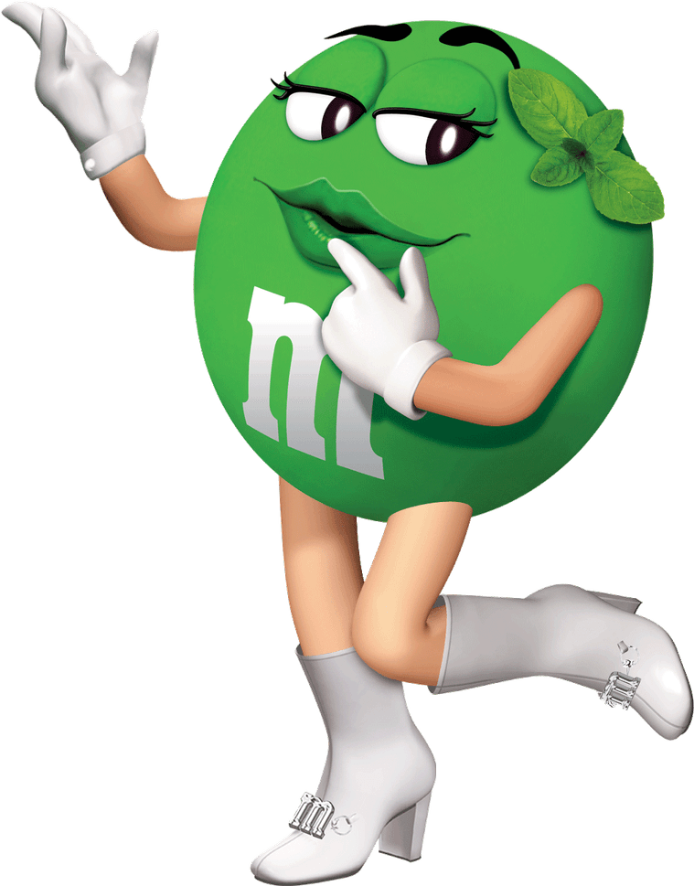 Green Mandm PNG