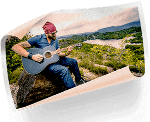 Man Sitting On Wall PNG