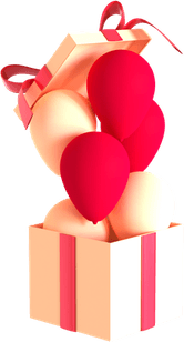 Confetti Balloon PNG