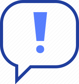 Exclamation Speech Bubble PNG